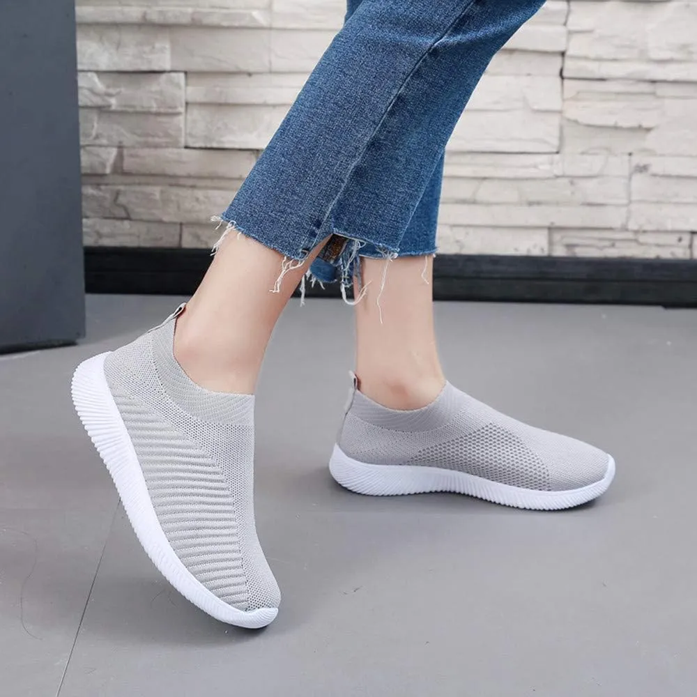 Sneakers for Women Walking Shoes Non-Slip Lightweight Tennis Womens Mesh Breathable Casual Wedges Fashion 2025 Platform Shoe Loafers Slip On