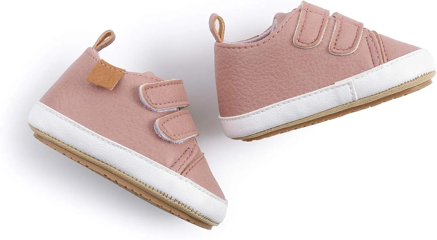 Sole Infant Sneaker Baby Girls Boys Walkers Soft Rubber Shoes -Slip Leather Baby Shoes Tennis Shoes Toddler Boy