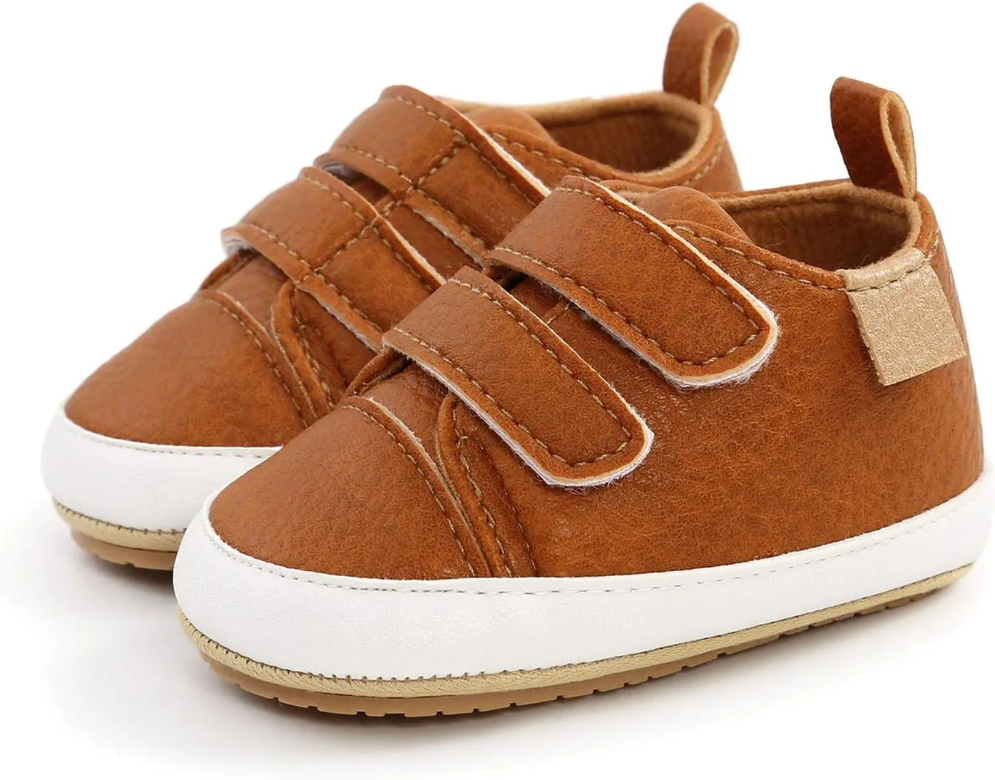 Sole Infant Sneaker Baby Girls Boys Walkers Soft Rubber Shoes -Slip Leather Baby Shoes Tennis Shoes Toddler Boy