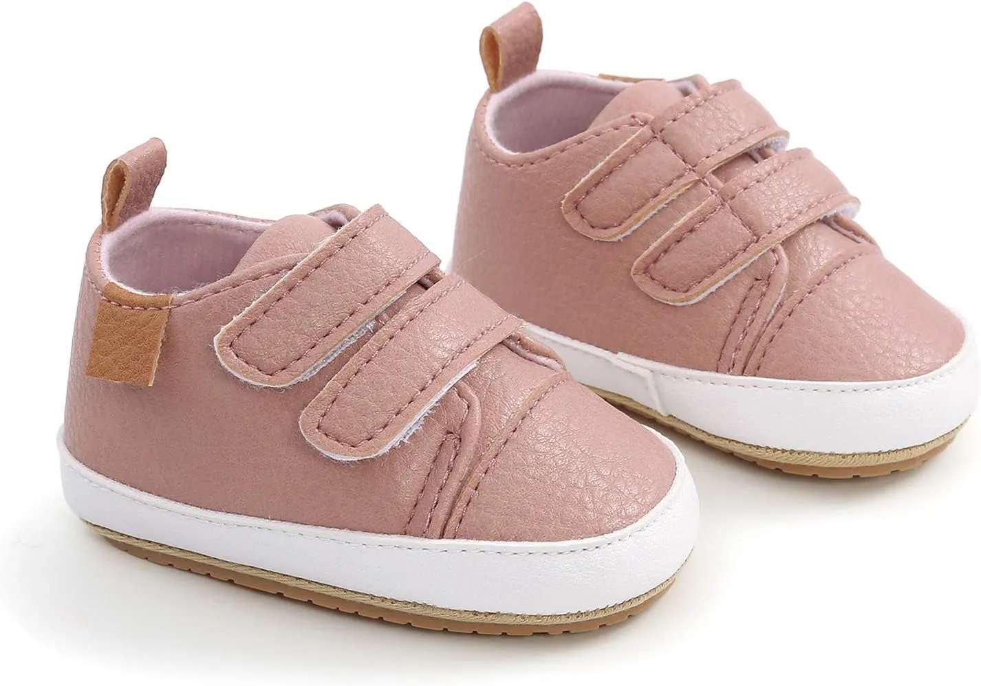 Sole Infant Sneaker Baby Girls Boys Walkers Soft Rubber Shoes -Slip Leather Baby Shoes Tennis Shoes Toddler Boy