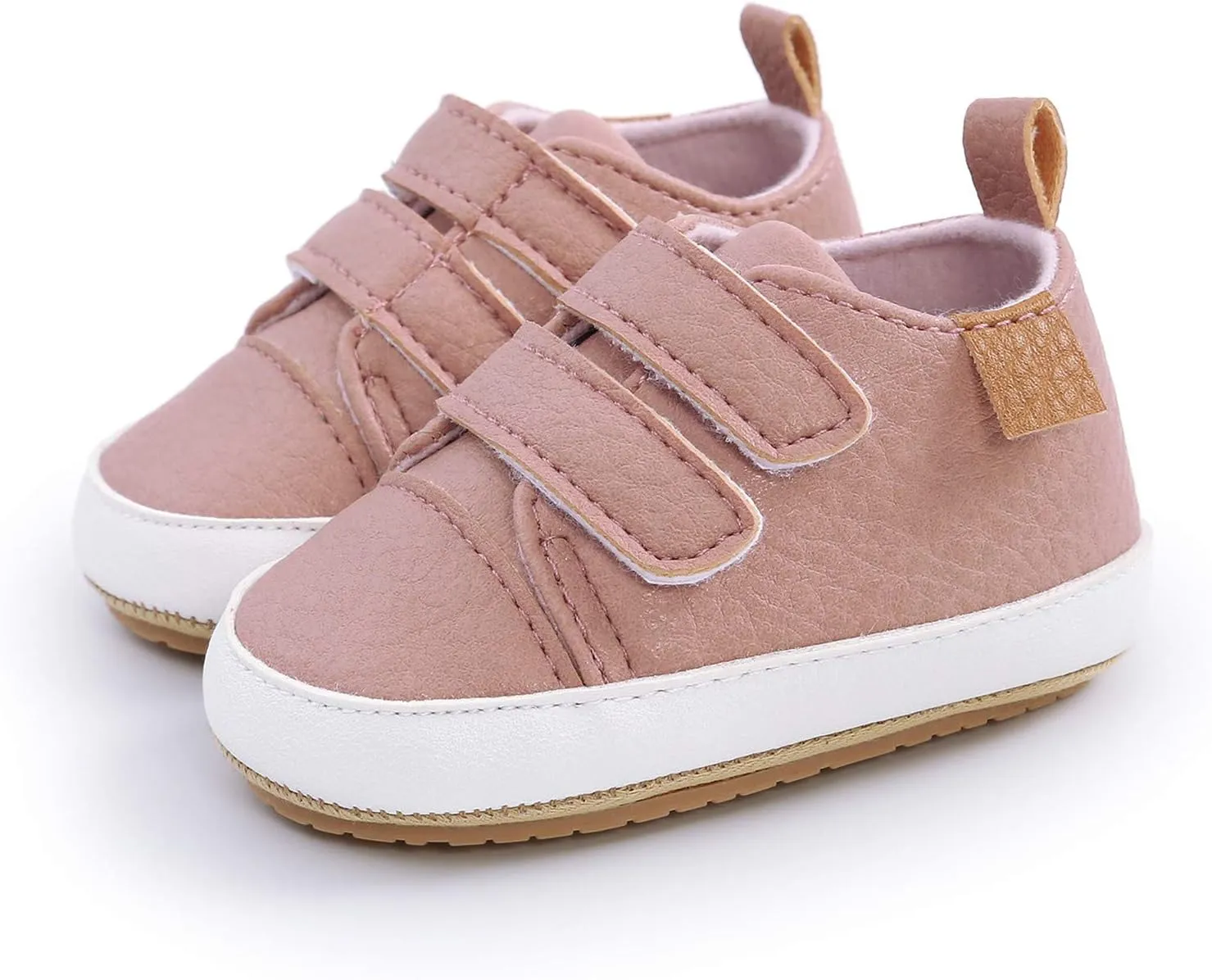 Sole Infant Sneaker Baby Girls Boys Walkers Soft Rubber Shoes -Slip Leather Baby Shoes Tennis Shoes Toddler Boy