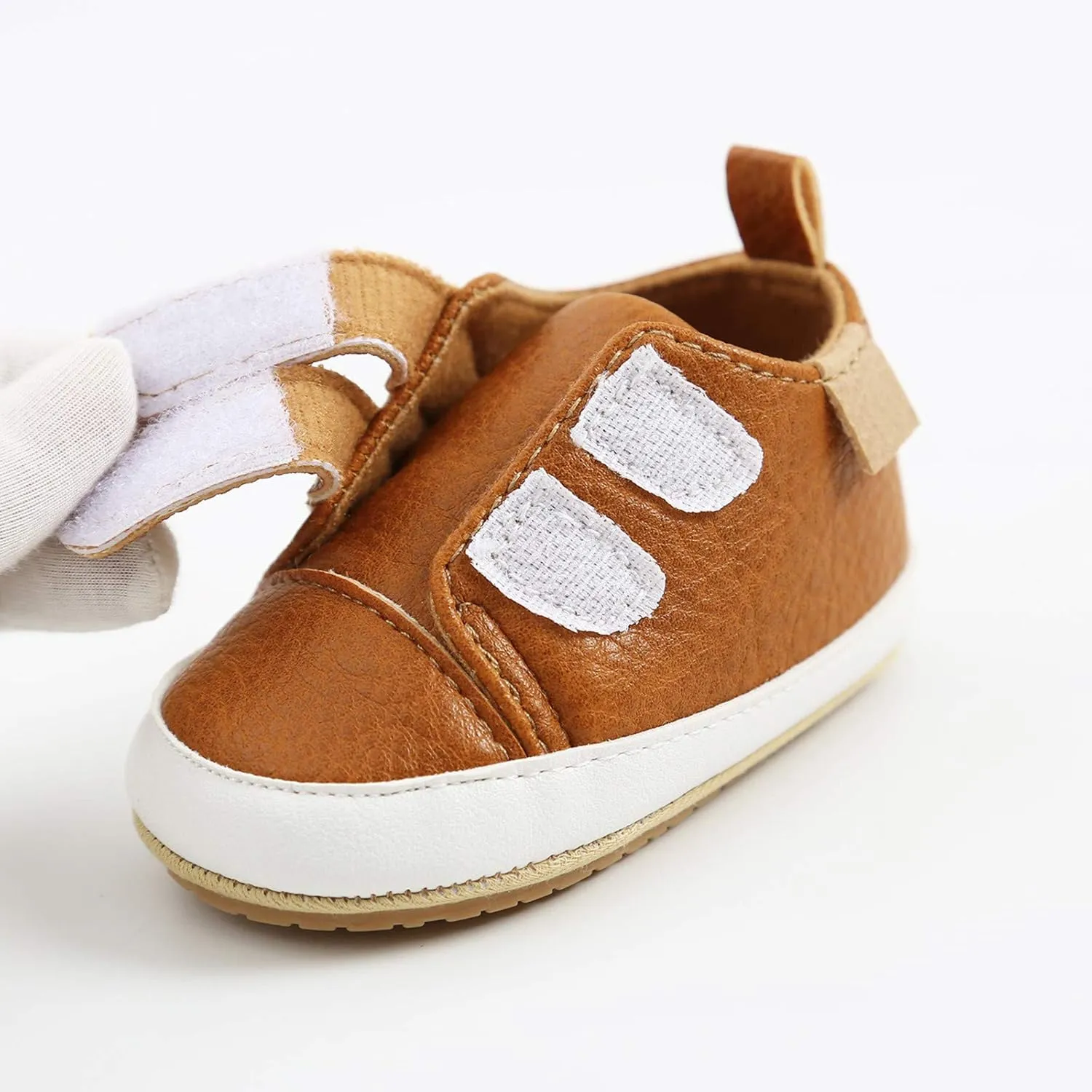 Sole Infant Sneaker Baby Girls Boys Walkers Soft Rubber Shoes -Slip Leather Baby Shoes Tennis Shoes Toddler Boy