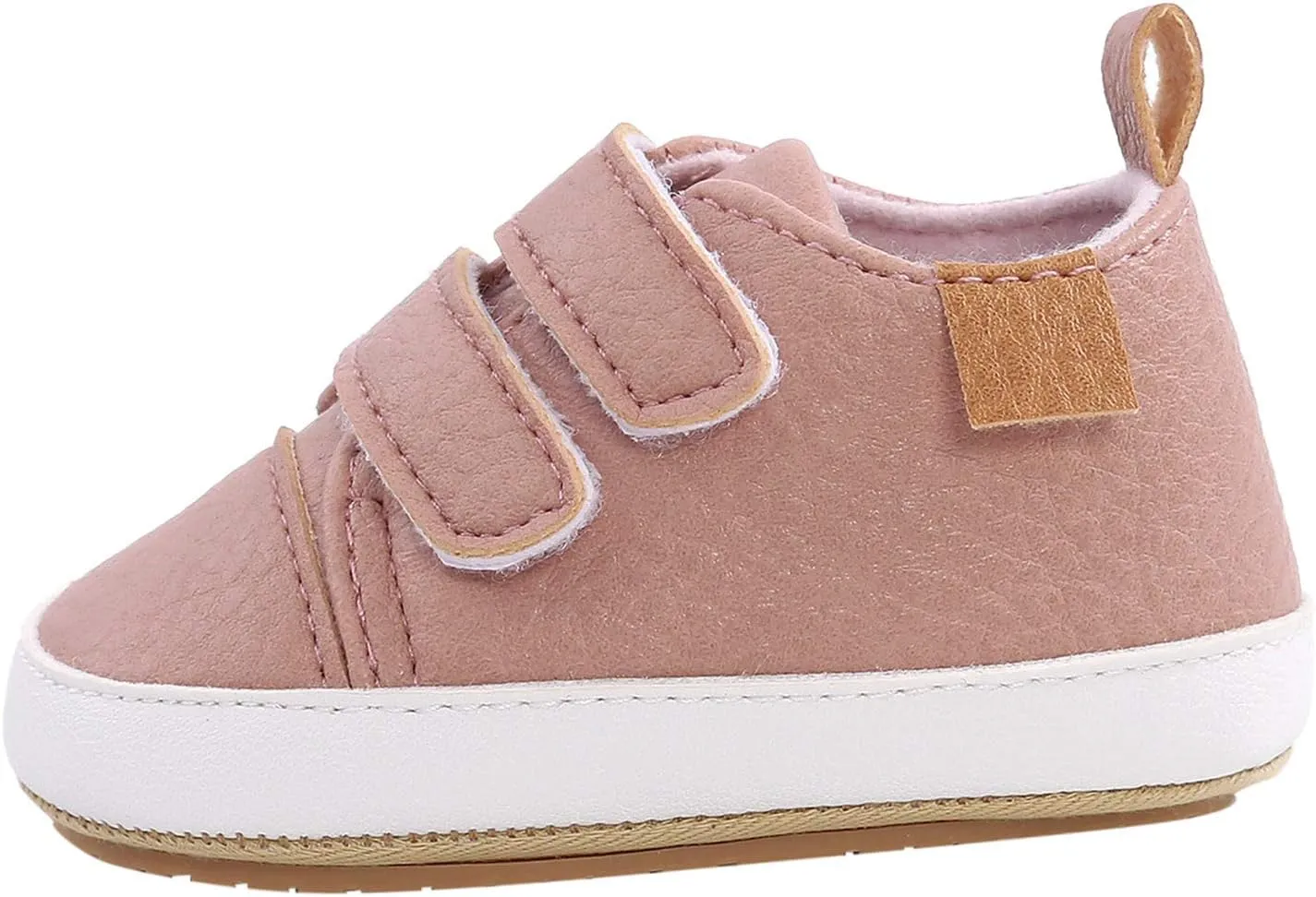 Sole Infant Sneaker Baby Girls Boys Walkers Soft Rubber Shoes -Slip Leather Baby Shoes Tennis Shoes Toddler Boy