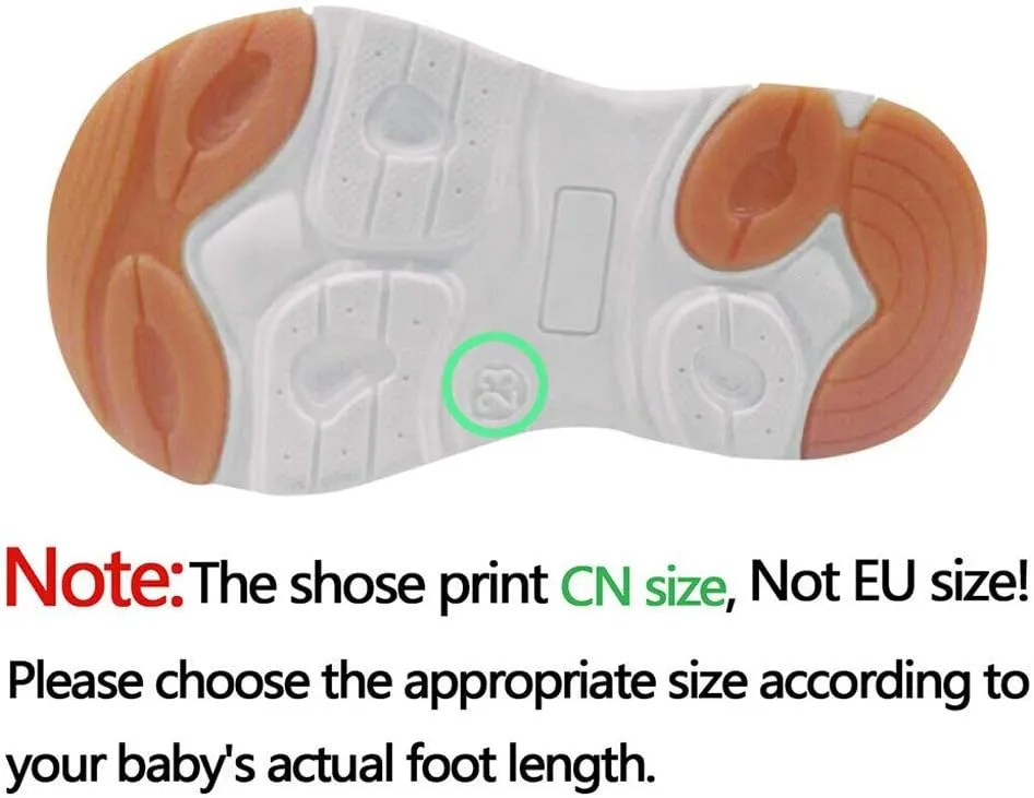 Sole Infant Sneaker Baby Girls Boys Walkers Soft Rubber Shoes -Slip Leather Baby Shoes Tennis Shoes Toddler Boy