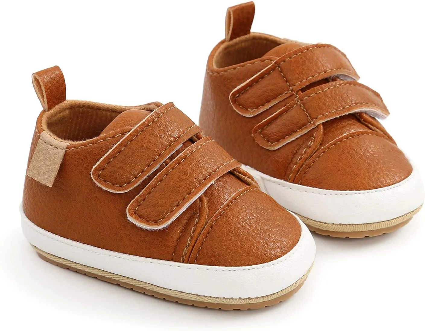 Sole Infant Sneaker Baby Girls Boys Walkers Soft Rubber Shoes -Slip Leather Baby Shoes Tennis Shoes Toddler Boy
