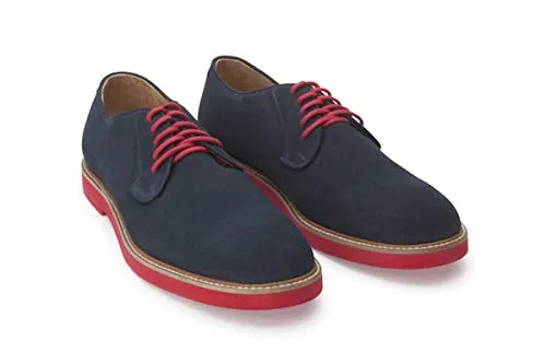 Soul 36 Grant Navy Suede Casual Lace Up Oxfords Suede Casual Shoes