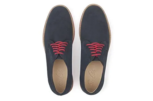 Soul 36 Grant Navy Suede Casual Lace Up Oxfords Suede Casual Shoes