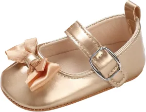 Spring and Summer Children Baby Toddler Shoes Girl Princess Shoes Flat Bottom Light Buckle Comfortable Cute Bow Infant 3c Shoes