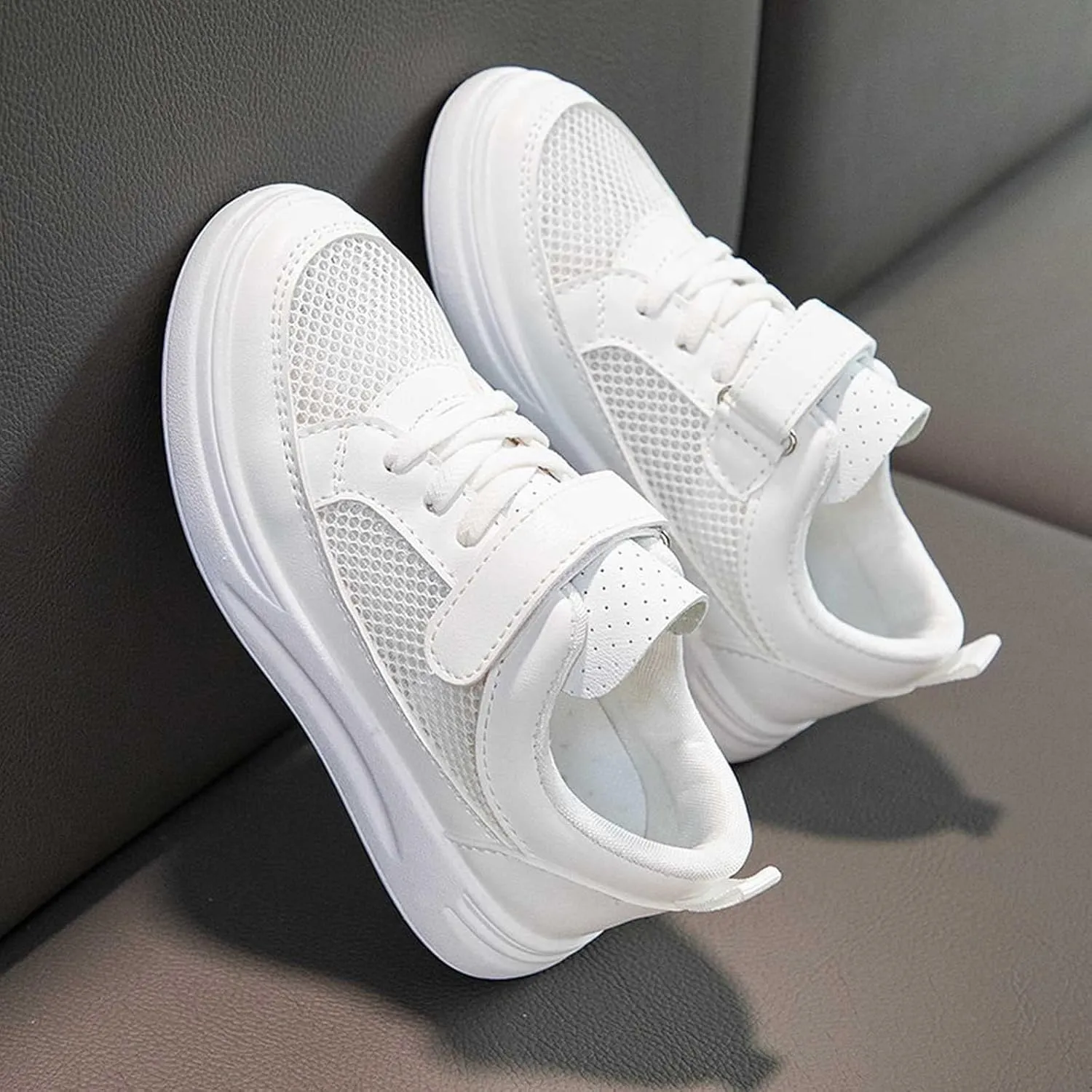 Spring and Summer New Leather Rubber Sole Shoes Non Slip Children's Casual Sports Shoes Kids Girls Shoes