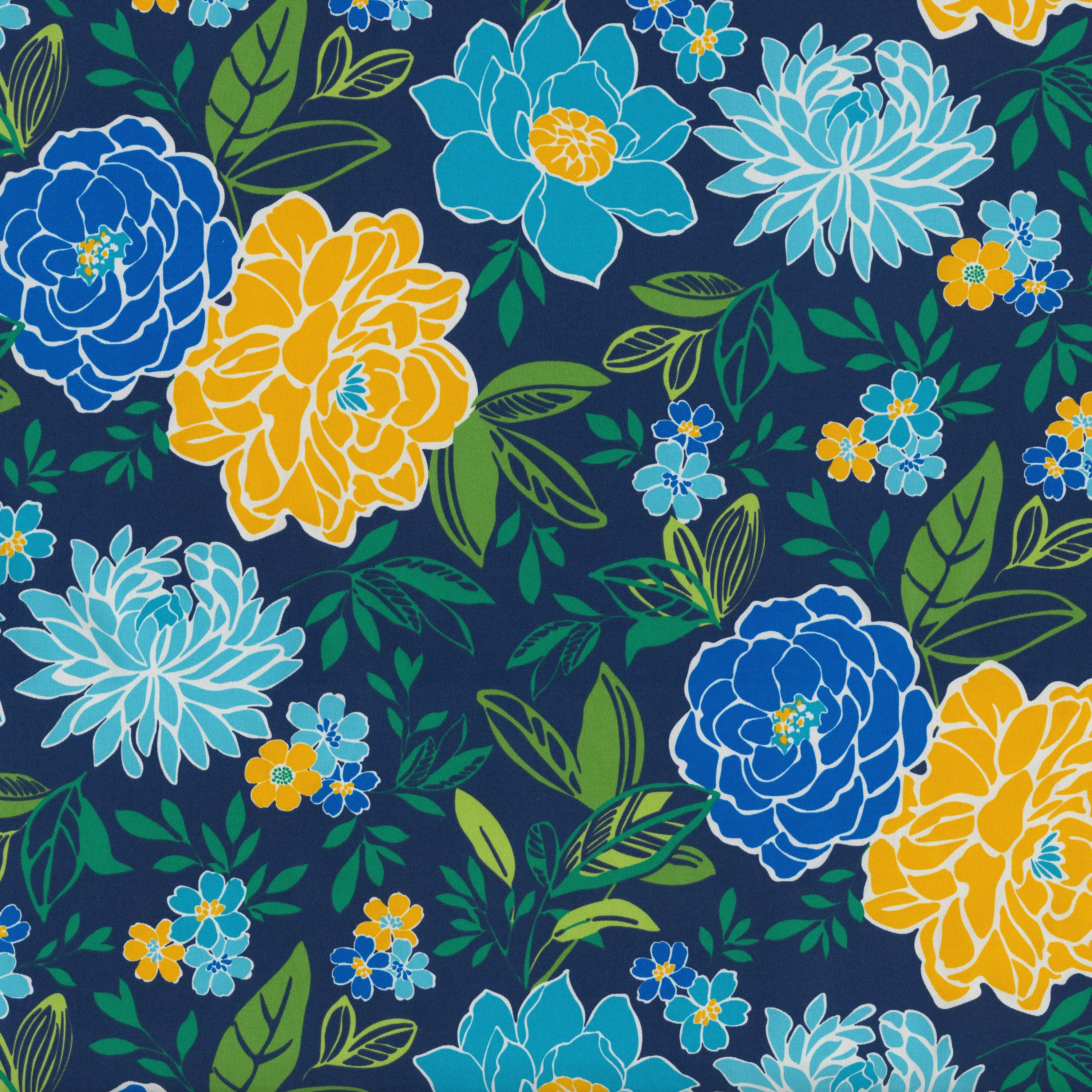 Spring Bling Blue 56" Blown Bench