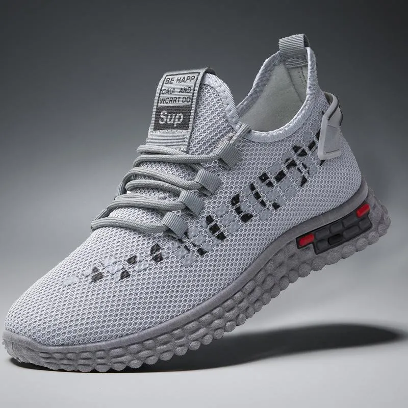 Spring New Breathable Casual Shoes Summer Men's Shoes Mesh Hollow Sneakers