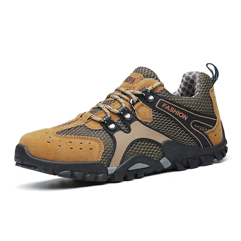Spring Summer Men Outdoor Hiking Shoes Big Size Mens Mountain Climbing Trekking Sneakers