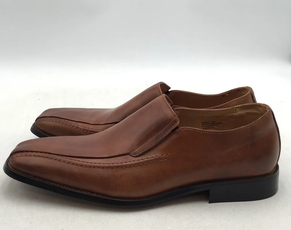 Stacy Adams Men's Hillman 24199-03 Brown Leather Casual Loafers Shoes - Size 11M