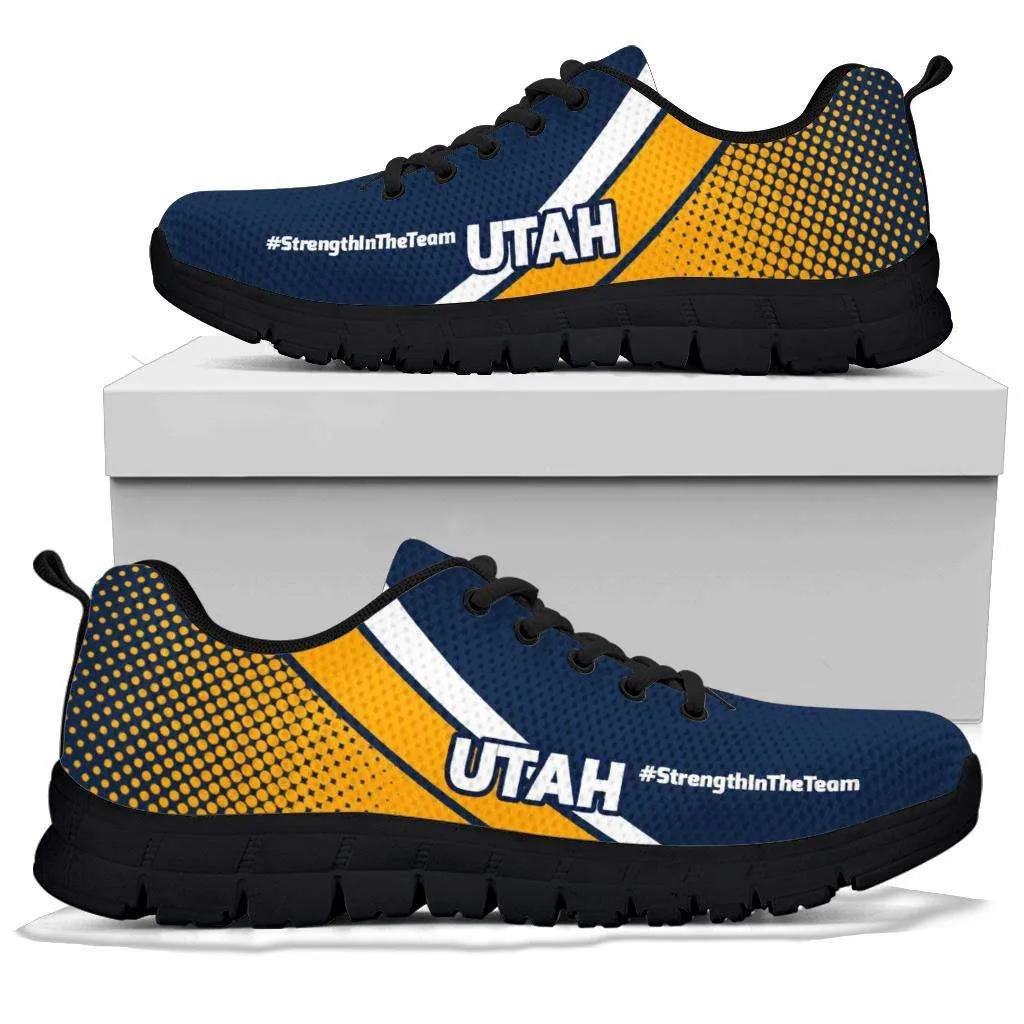 #Strength In The Team Utah Fan Running Shoes