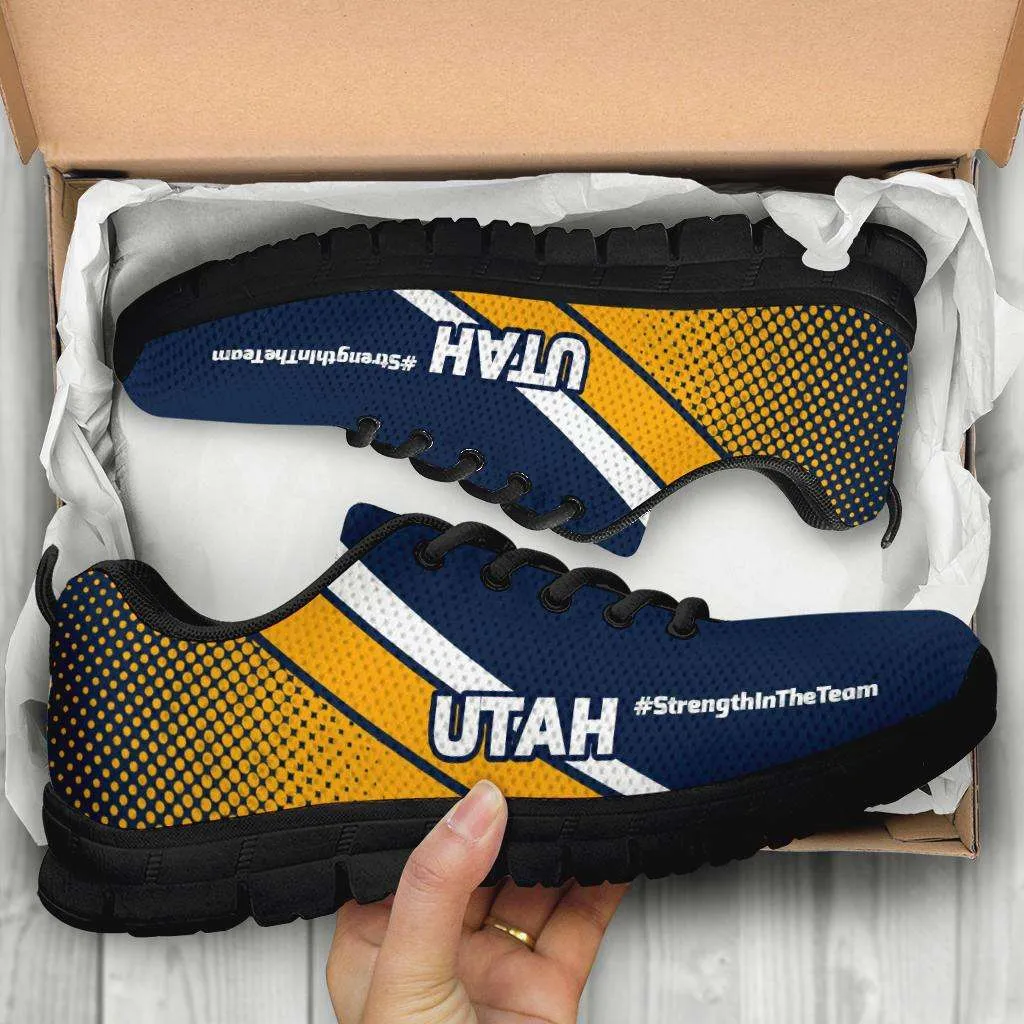 #Strength In The Team Utah Fan Running Shoes