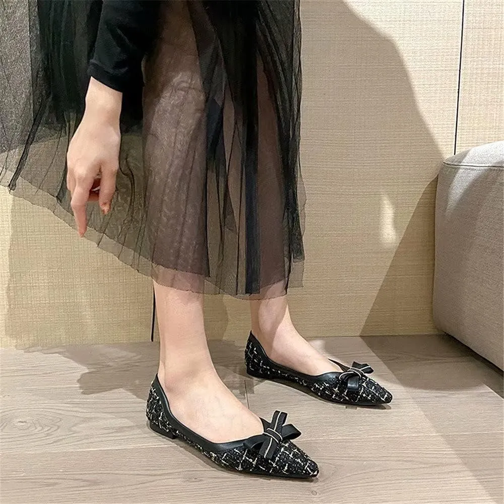 Stunner Women's Fashion Rhinestone Ballet Flats Comfortable Pointed Toe Flats