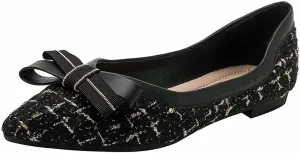 Stunner Women's Fashion Rhinestone Ballet Flats Comfortable Pointed Toe Flats