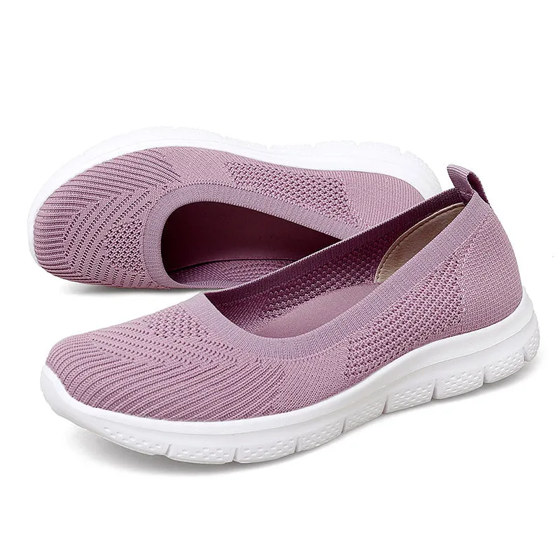 Summer Shallow Mouth Women's Shoes Light Set Foot Casual Shoes Breathable and Comfortable Outdoor Walking Women's Shoes