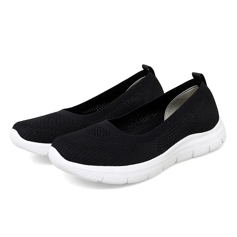 Summer Shallow Mouth Women's Shoes Light Set Foot Casual Shoes Breathable and Comfortable Outdoor Walking Women's Shoes