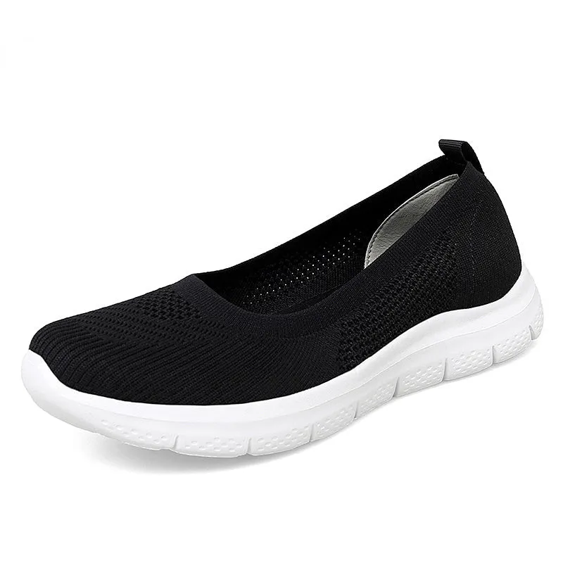 Summer Shallow Mouth Women's Shoes Light Set Foot Casual Shoes Breathable and Comfortable Outdoor Walking Women's Shoes