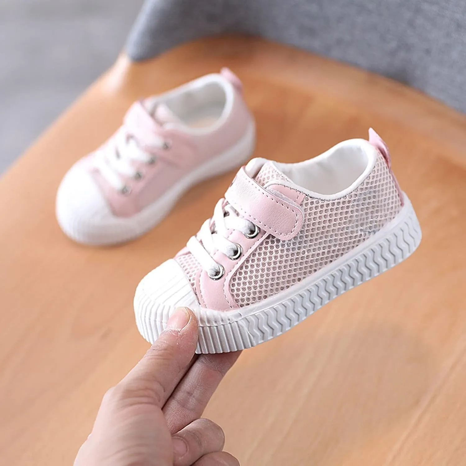 Summer Thin Mesh Rubber Sole Lightweight Breathable Non Slip Children's Casual Sports Shoes Shoes Youth Size 5