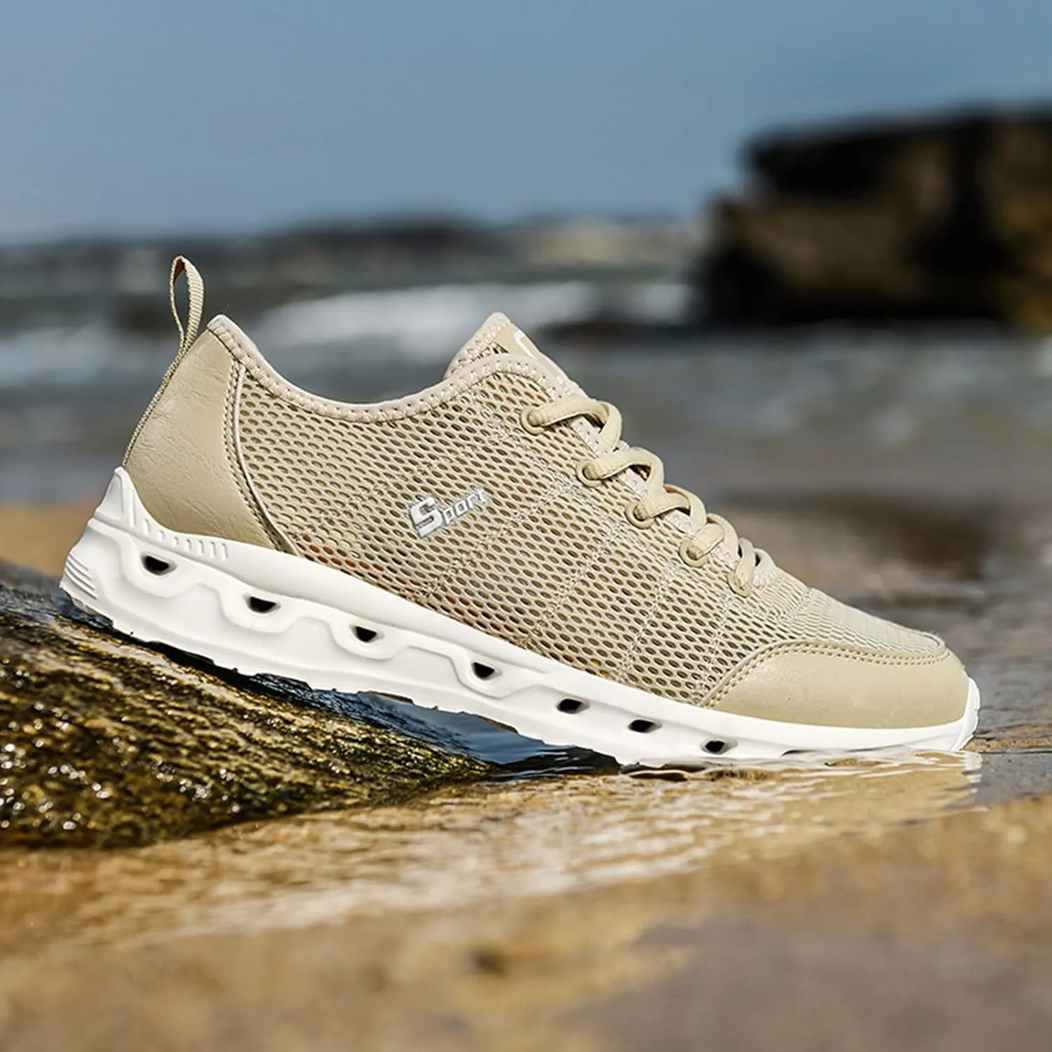 Tennis Shoes for Men Mens Running Sneakers Comfortable Breathable Lightweight Tennis Shoes Men Walking for Everyday and Travel Mens Pickleball Slip Ons