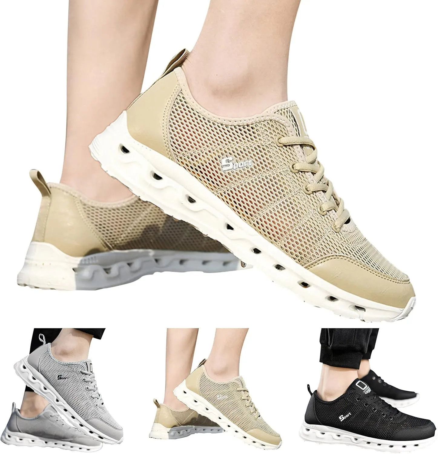 Tennis Shoes for Men Mens Running Sneakers Comfortable Breathable Lightweight Tennis Shoes Men Walking for Everyday and Travel Mens Pickleball Slip Ons
