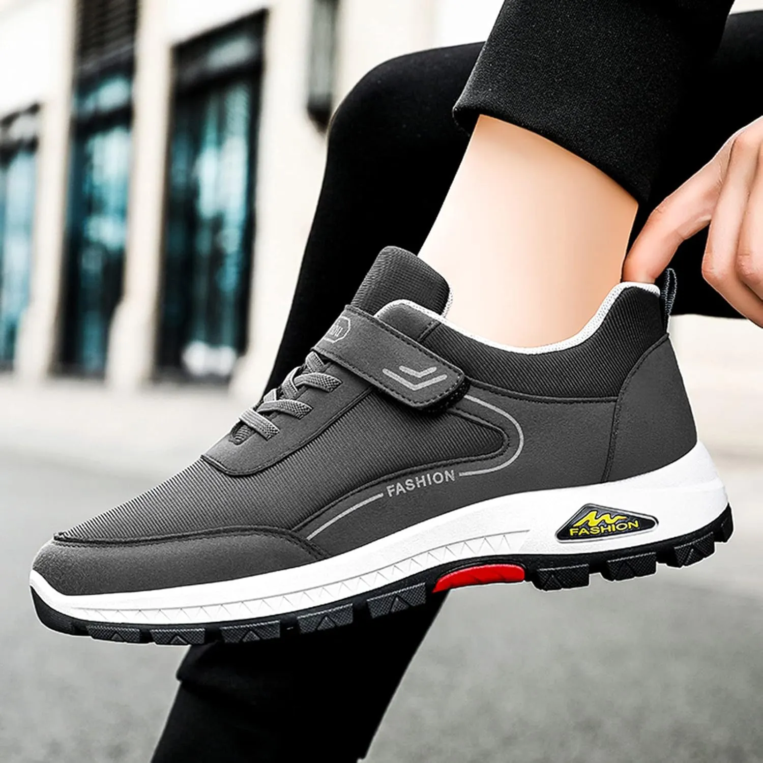 Tennis Shoes for Men New Mens Sneakers Fashion Sneakers Shoes Casual Mens Sport Comfortable Breathable Lightweight Tennis Slip Ons for Men Fashion