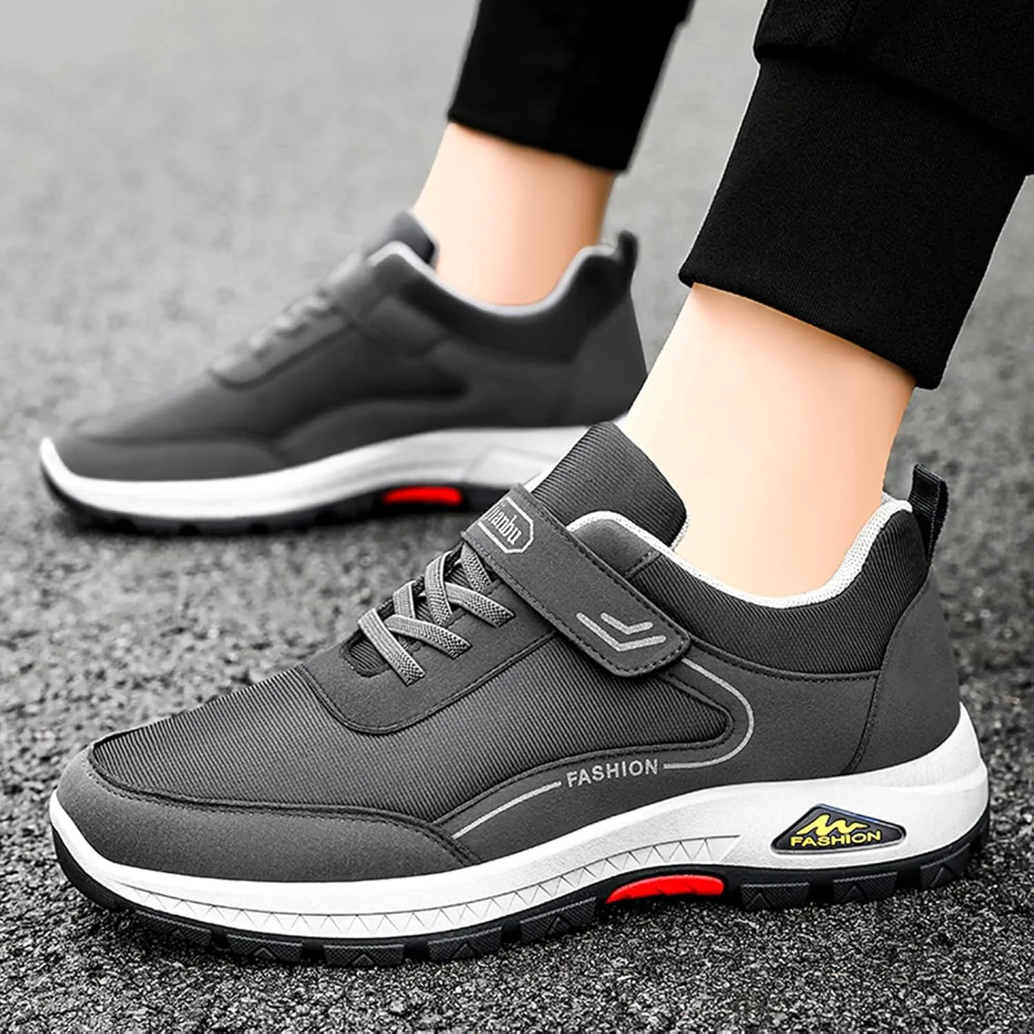 Tennis Shoes for Men New Mens Sneakers Fashion Sneakers Shoes Casual Mens Sport Comfortable Breathable Lightweight Tennis Slip Ons for Men Fashion