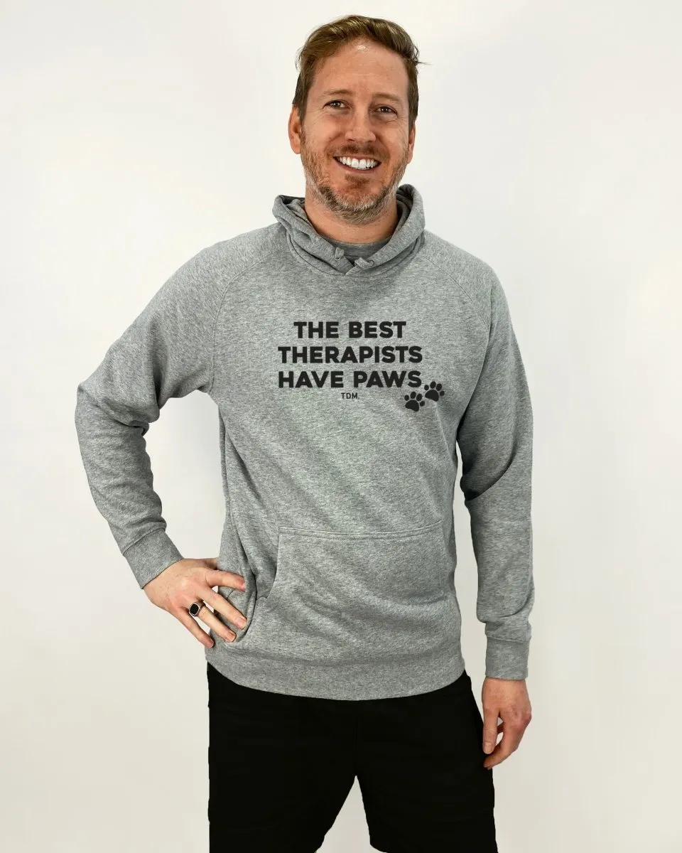 The Best Therapists Have Paws: Men's Hoodie