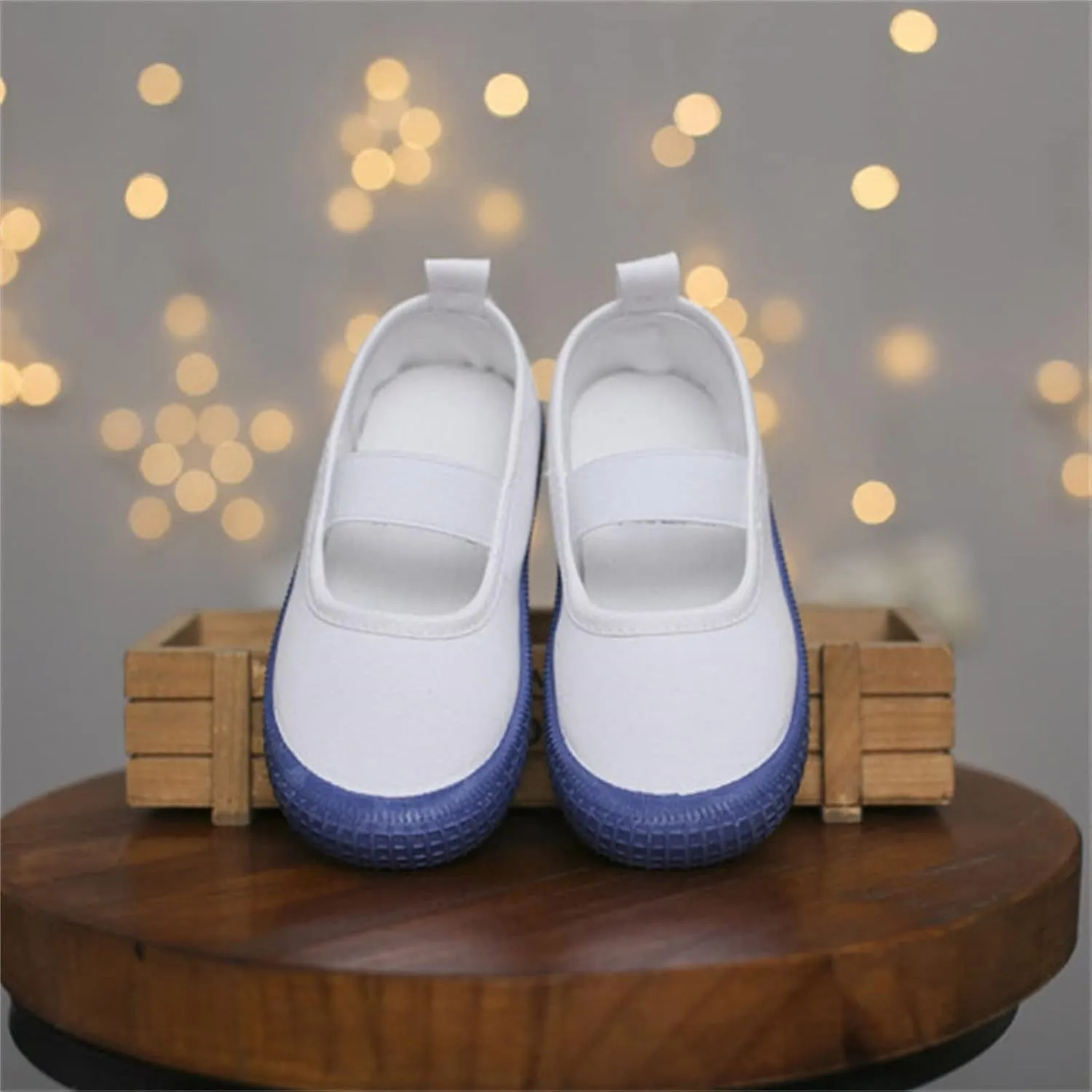 Toddler Baby Girls Canvas Shoes Slip On Sneakers Kids Mary Jane Shoes Tennis Shoes Loafers for Little Kids Flat