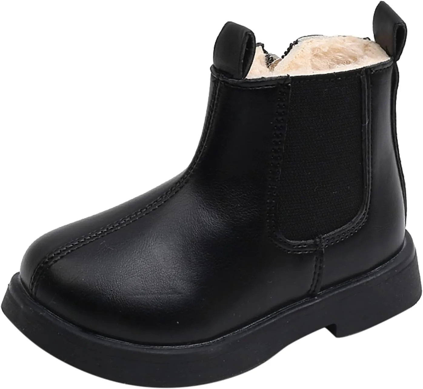 Toddler Boots Boys and Girls Waterpoor Ankle Boots Side Zipper Booties Windproof Short Boots Children Rain Boots Girls