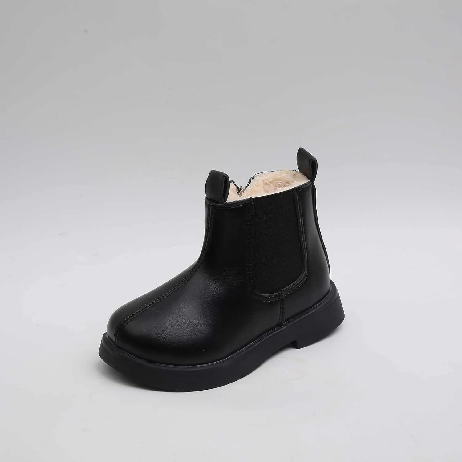 Toddler Boots Boys and Girls Waterpoor Ankle Boots Side Zipper Booties Windproof Short Boots Children Rain Boots Girls
