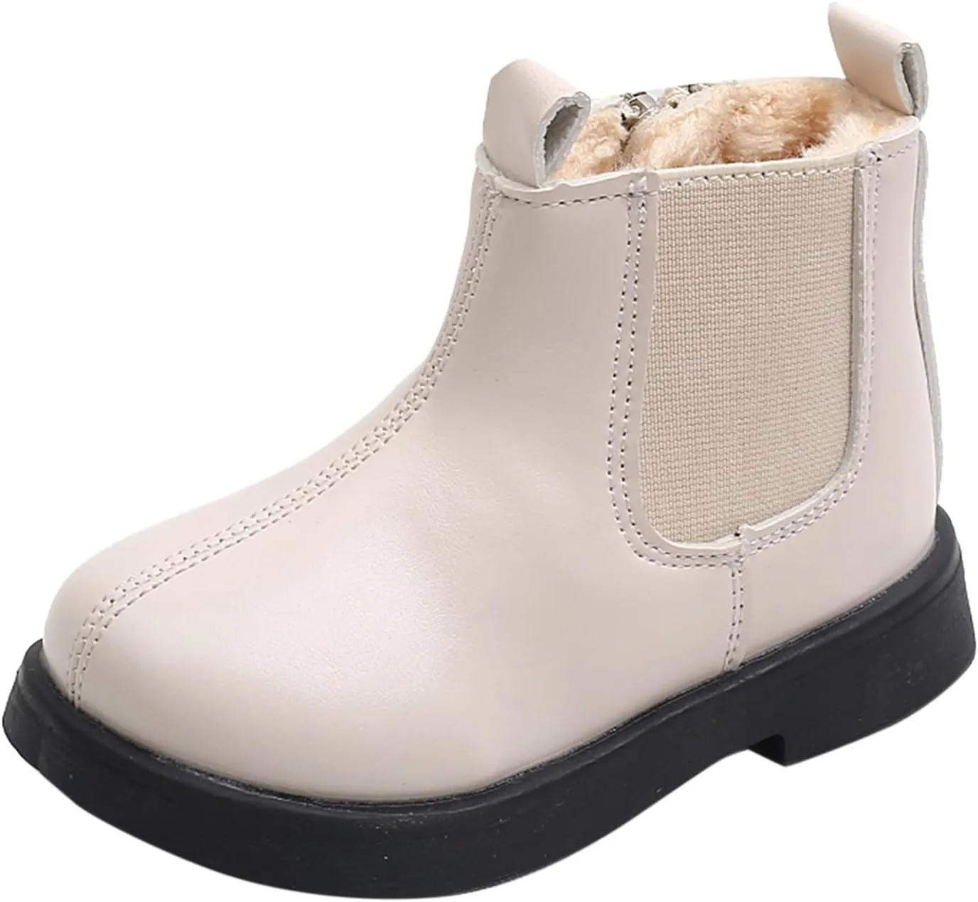 Toddler Boots Boys and Girls Waterpoor Ankle Boots Side Zipper Booties Windproof Short Boots Children Rain Boots Girls