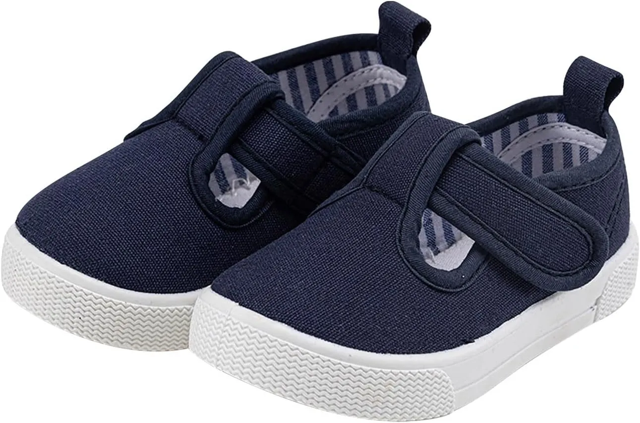 Toddler Boys Girls Slip On Walking Shoes Kids Low Top Canvas Sneaker Shoes Classic Flat for Kids Casual Sneaker