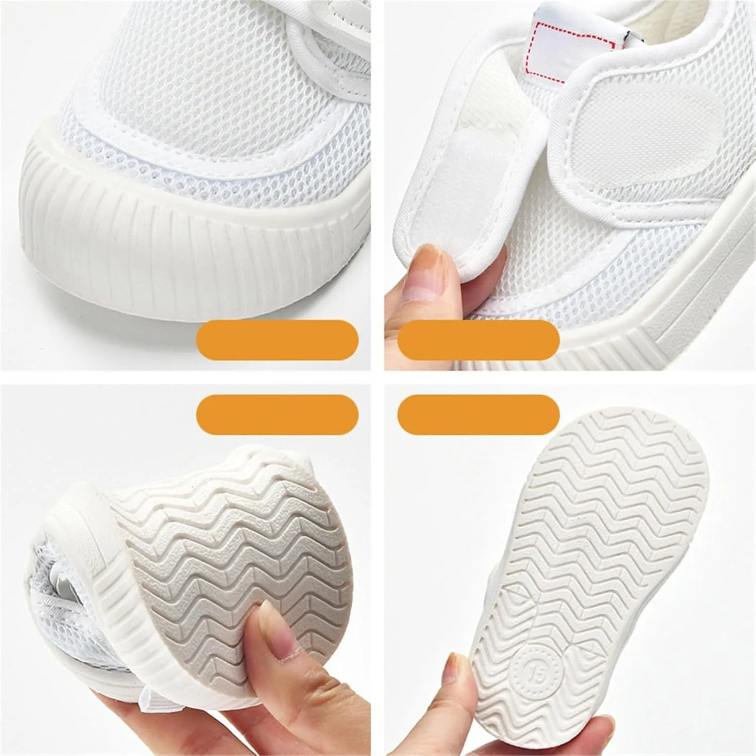 Toddler Boys Girls Sneakers Mesh Breathable Non Slip Design Outdoor Casual Shoes Infant Girl Shoes