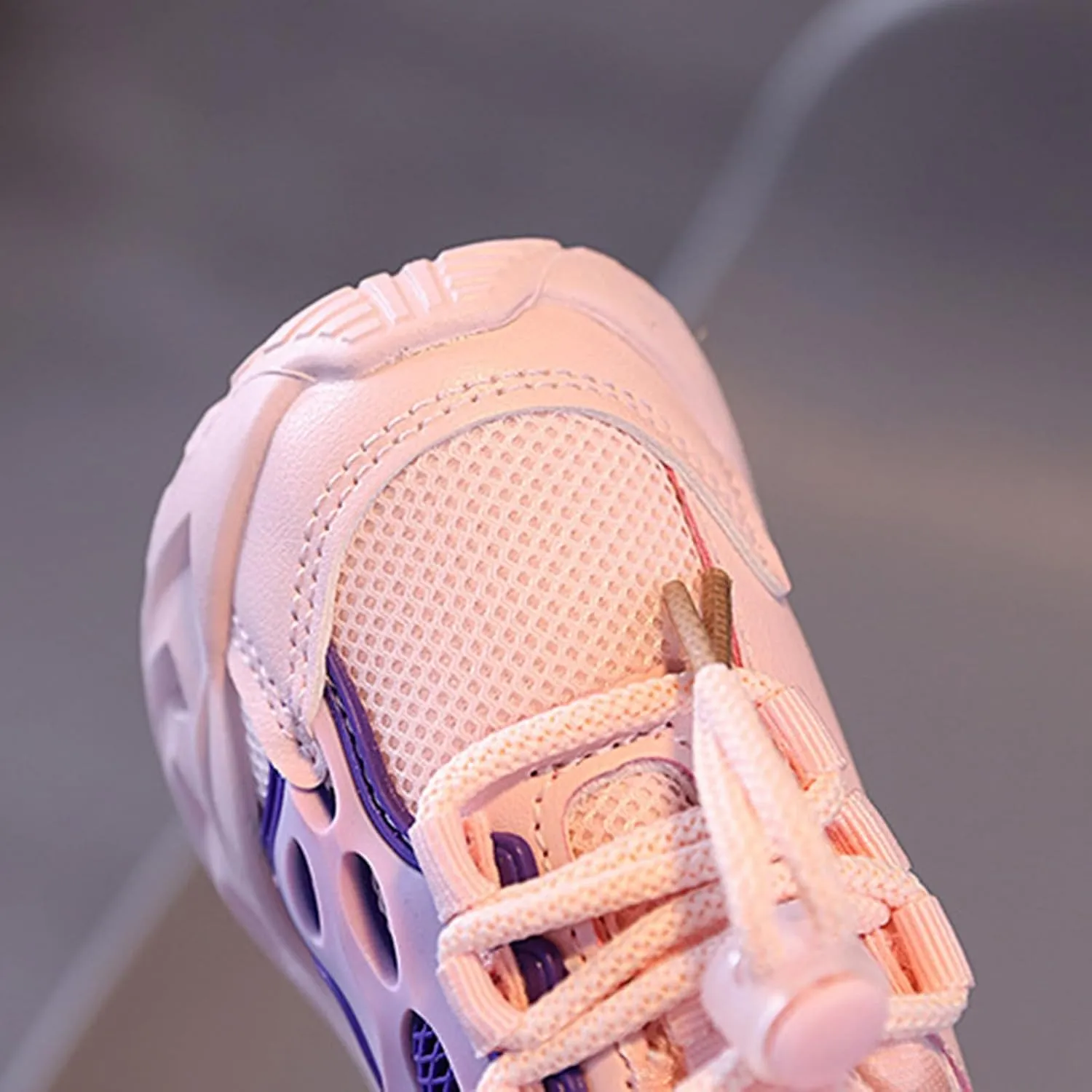 Toddler Mesh Breathable Sneaker with Led Light Up Kids Girls Boys Outdoor Slip On First Walking Sport Shoes Infant Shoes