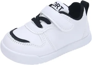 Toddler Running Sport Shoes Kids Baby Non Slip Hook Loop Flat Sneakers Lightweight Comfy Casual First Walking Shoes