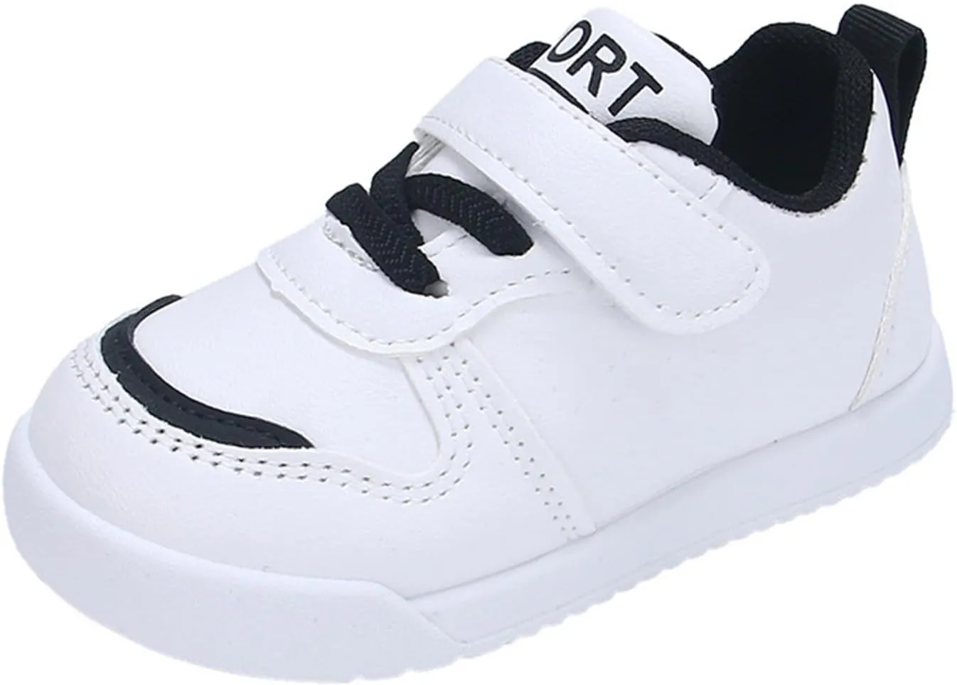 Toddler Running Sport Shoes Kids Baby Non Slip Hook Loop Flat Sneakers Lightweight Comfy Casual First Walking Shoes