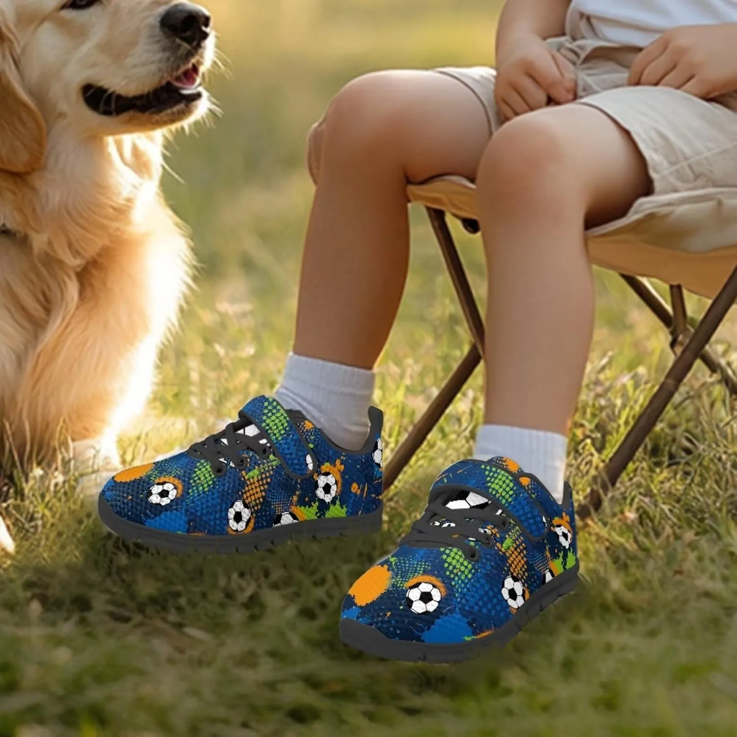 Toddler Sneakers Fashion Design Boys Tennis Shoes Breathable School Shoes