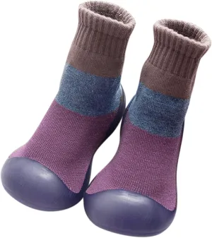 Toddler Sock Shoes,Infant Boys Girls Shoes First Walkers Contrast Color Antislip Socks Shoes Prewalker Sneaker Booties