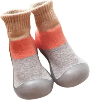 Toddler Sock Shoes,Infant Boys Girls Shoes First Walkers Contrast Color Antislip Socks Shoes Prewalker Sneaker Booties