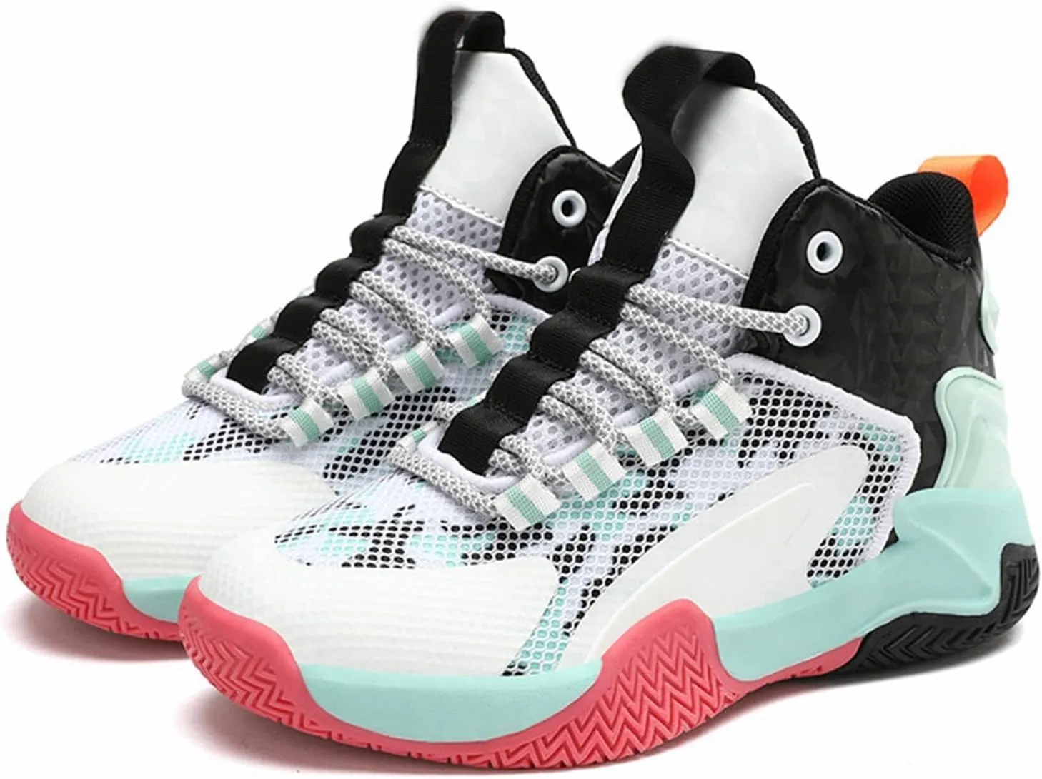 Toddler Tennis Shoes with Laces Childrens Boys Girls Sport Shoes Sneaker Lightweight Breathable Running Tennis Shoes