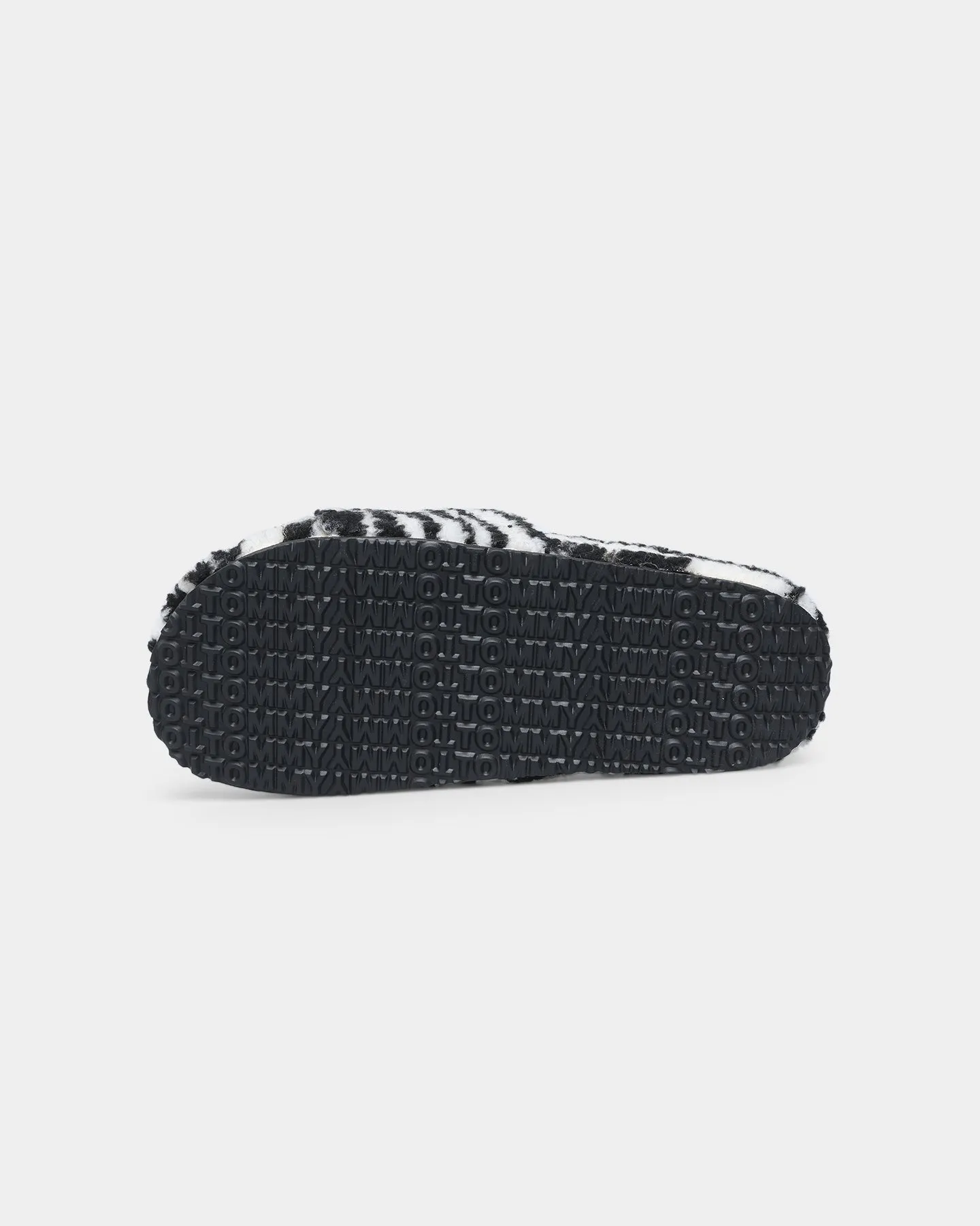 Tommy Jeans Women's Animal Printed Slides Black