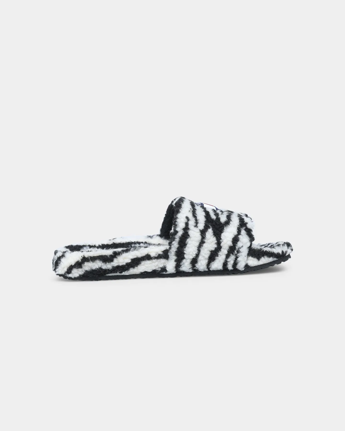 Tommy Jeans Women's Animal Printed Slides Black