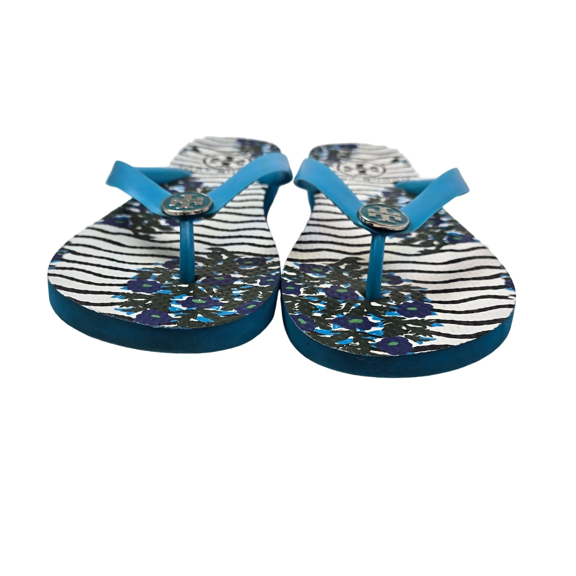 Tory Burch Floral Thong Beach Sandals Size 7