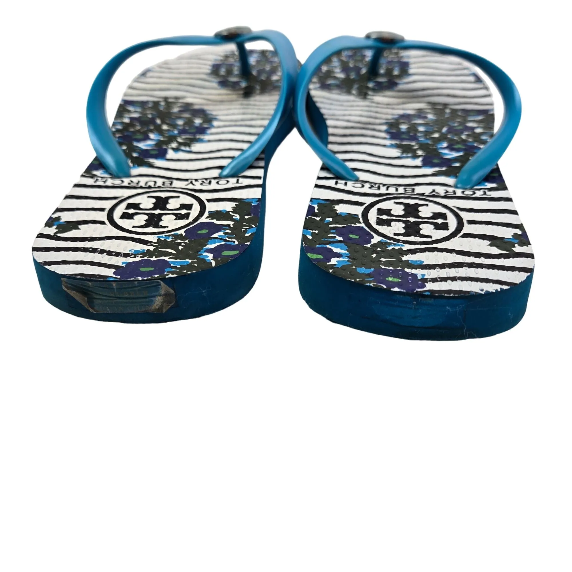 Tory Burch Floral Thong Beach Sandals Size 7