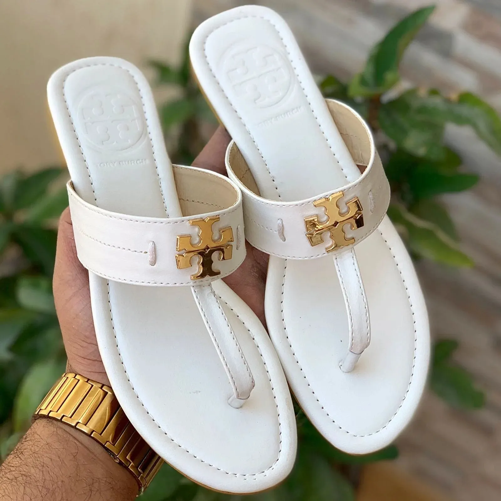 TORY CASUAL SLIPPER - WHITE