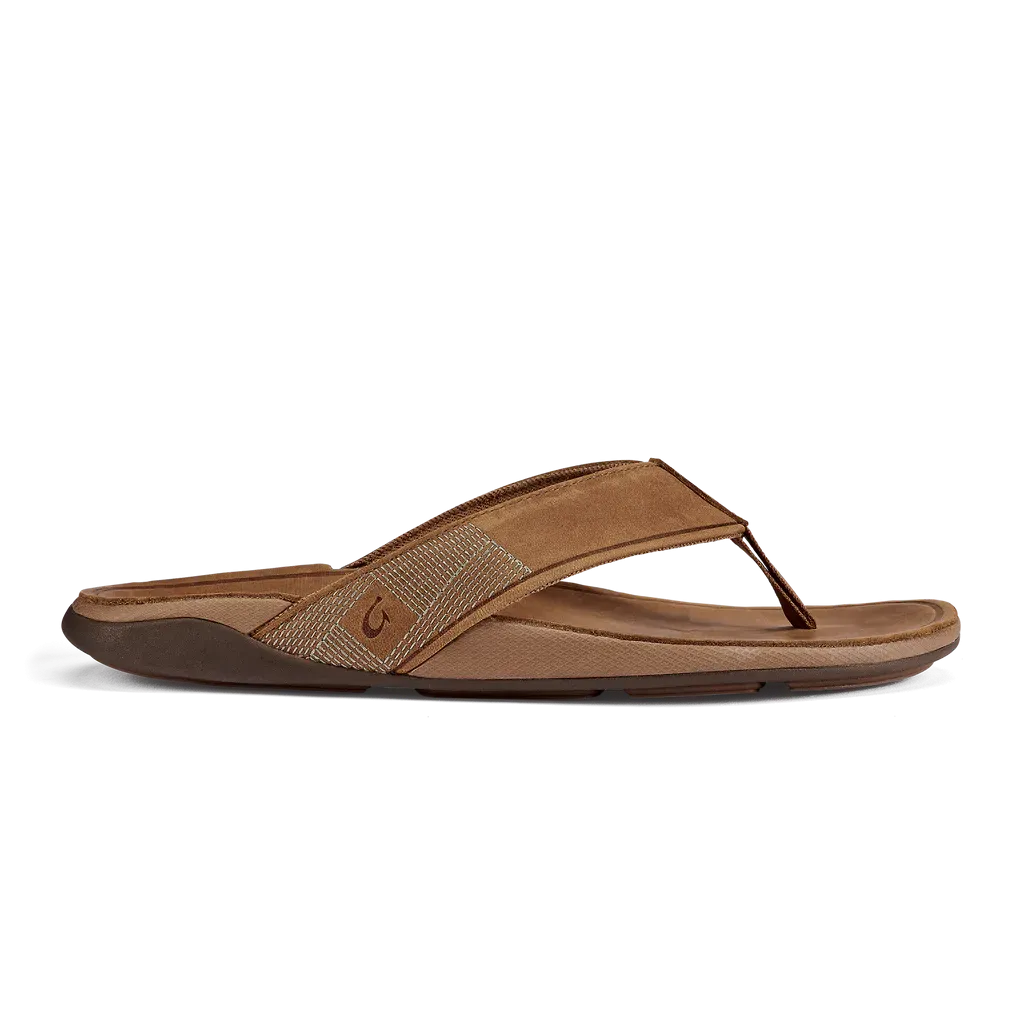 Tuahine Men's Beach Sandal in Toffee