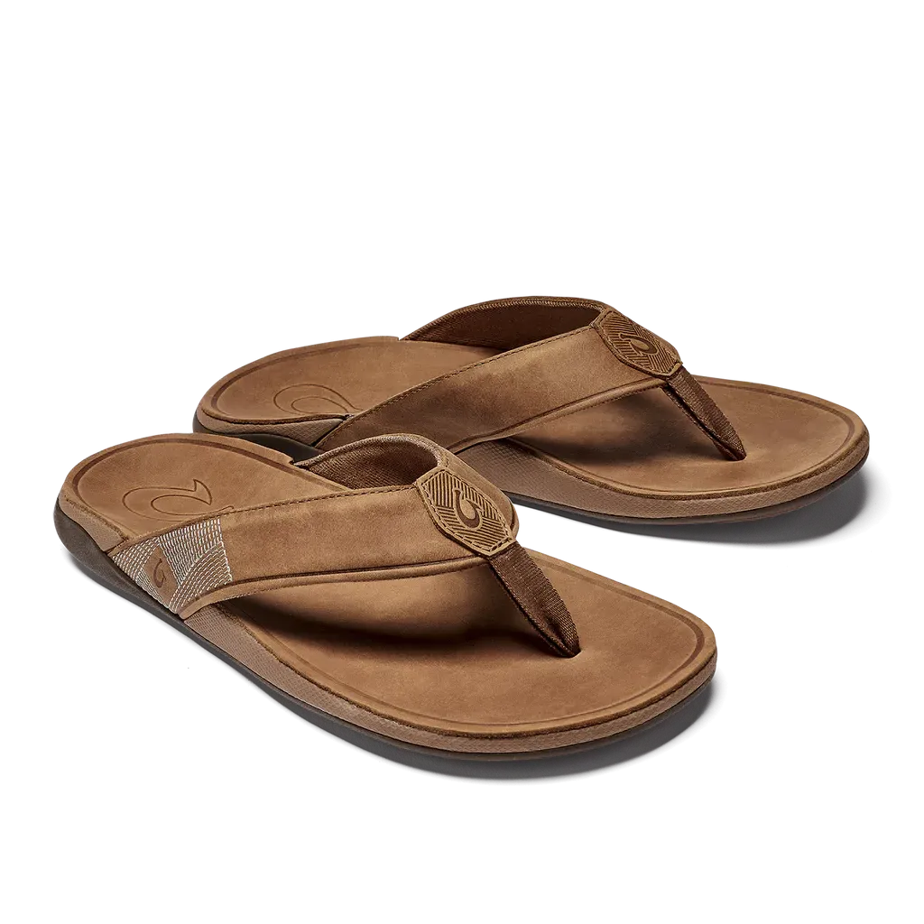 Tuahine Men's Beach Sandal in Toffee